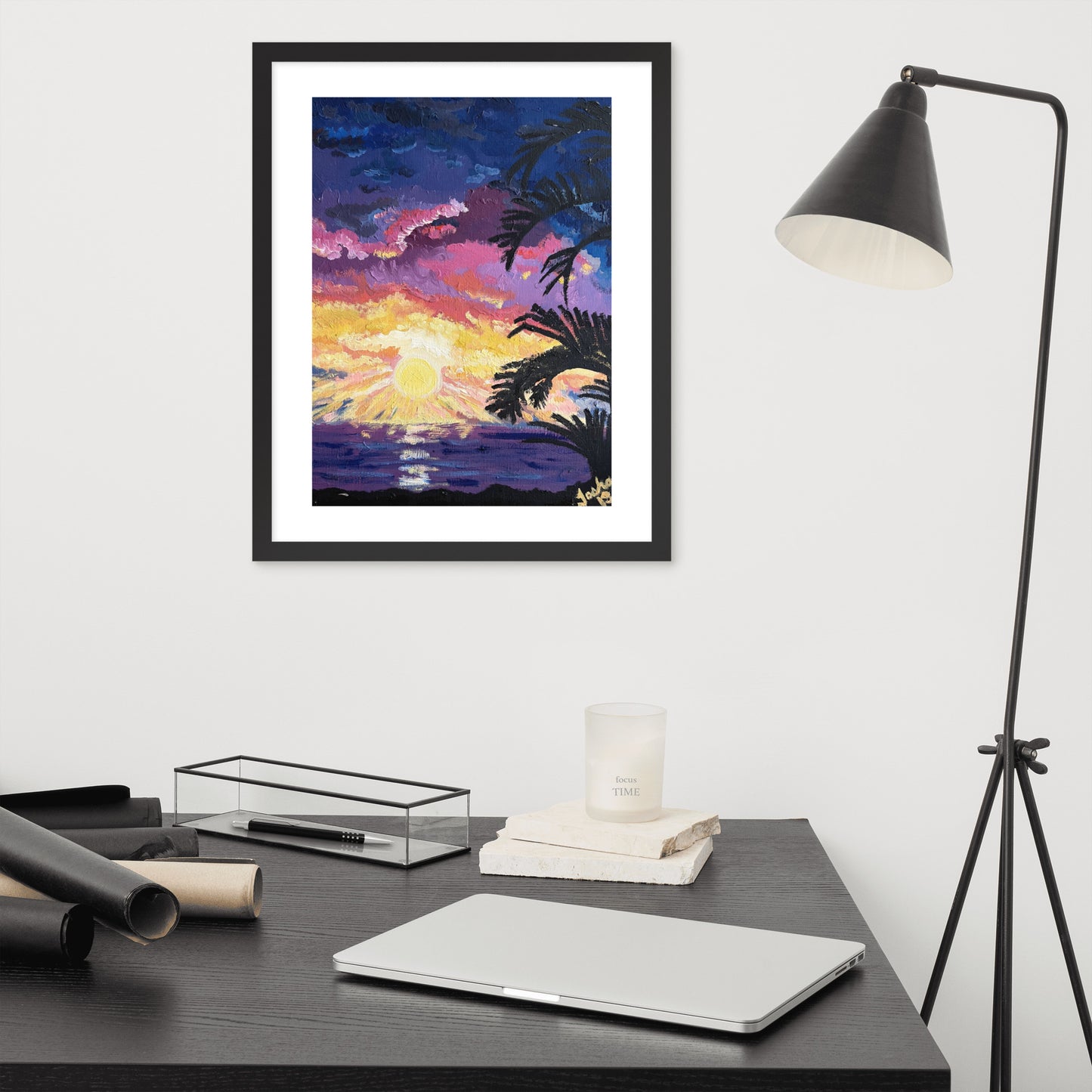 Big Island Hawaii Palisades Sunset Print