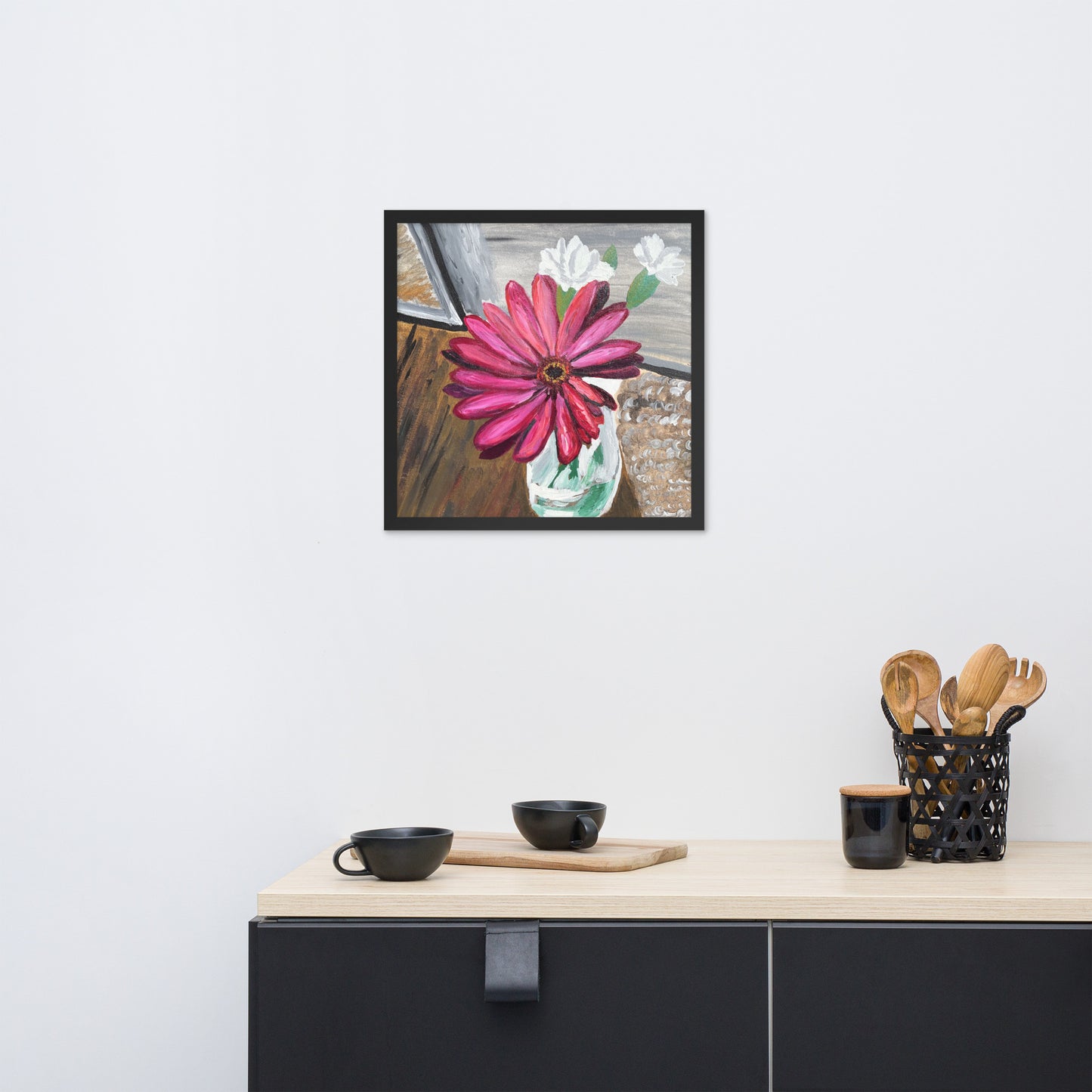 Pink Daisy Framed Print
